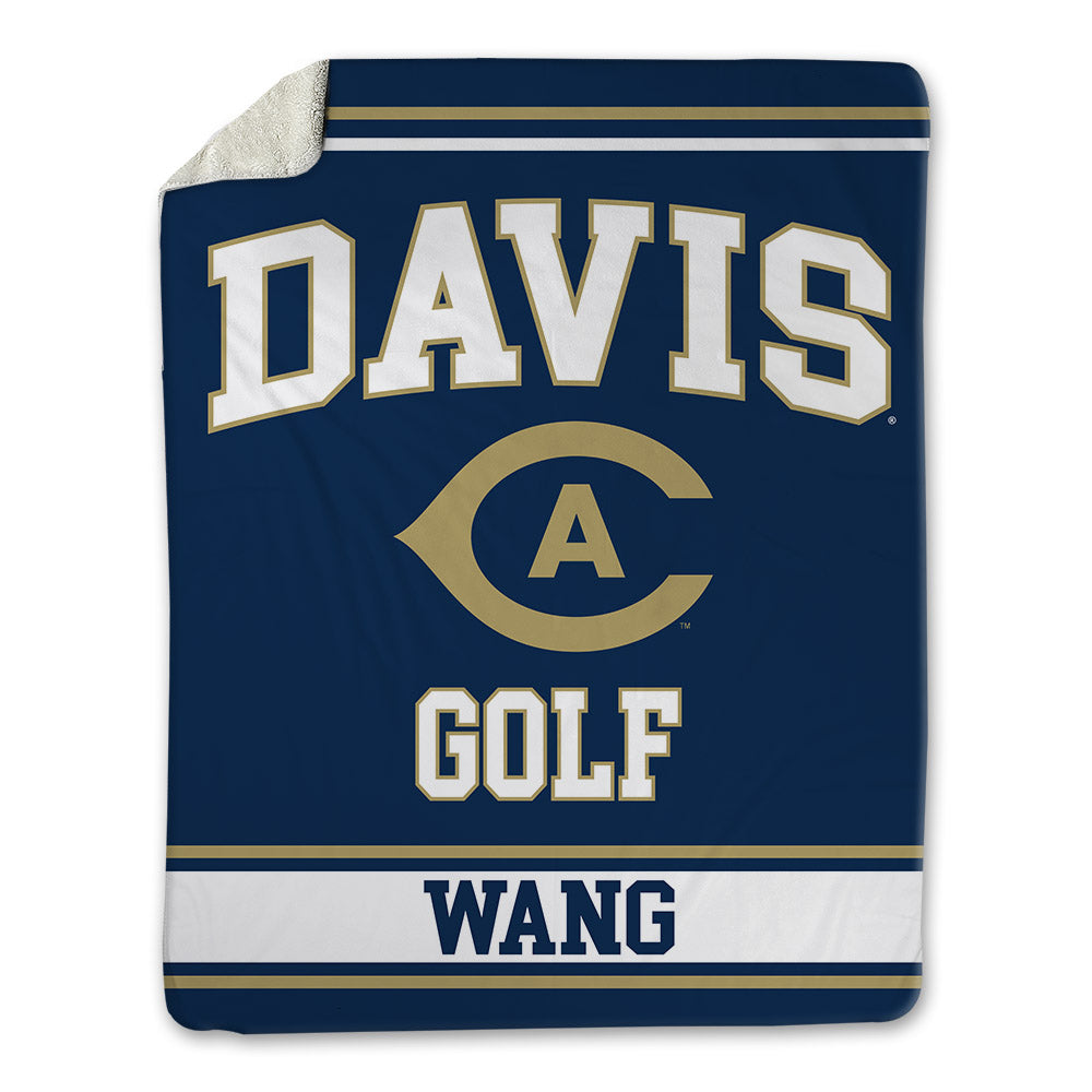UC Davis - NCAA Men's Golf : Lequan Wang - Blanket-0
