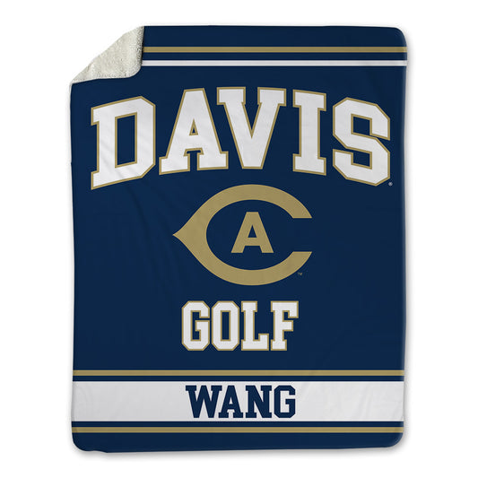 UC Davis - NCAA Men's Golf : Lequan Wang - Blanket-0