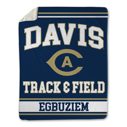 UC Davis - NCAA Women's Track & Field : Chinyere Egbuziem - Blanket-0