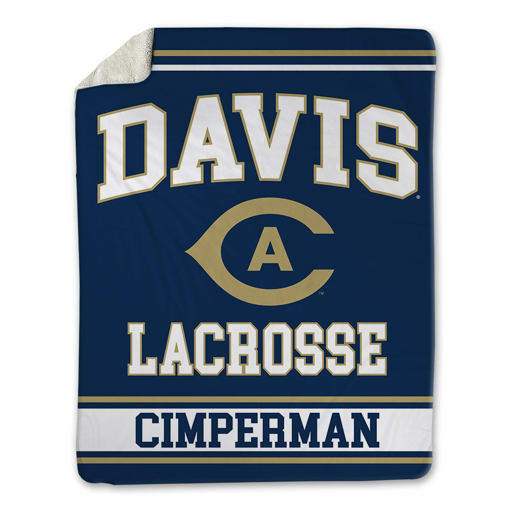 UC Davis - NCAA Women's Lacrosse : Annie Cimperman - Blanket-0
