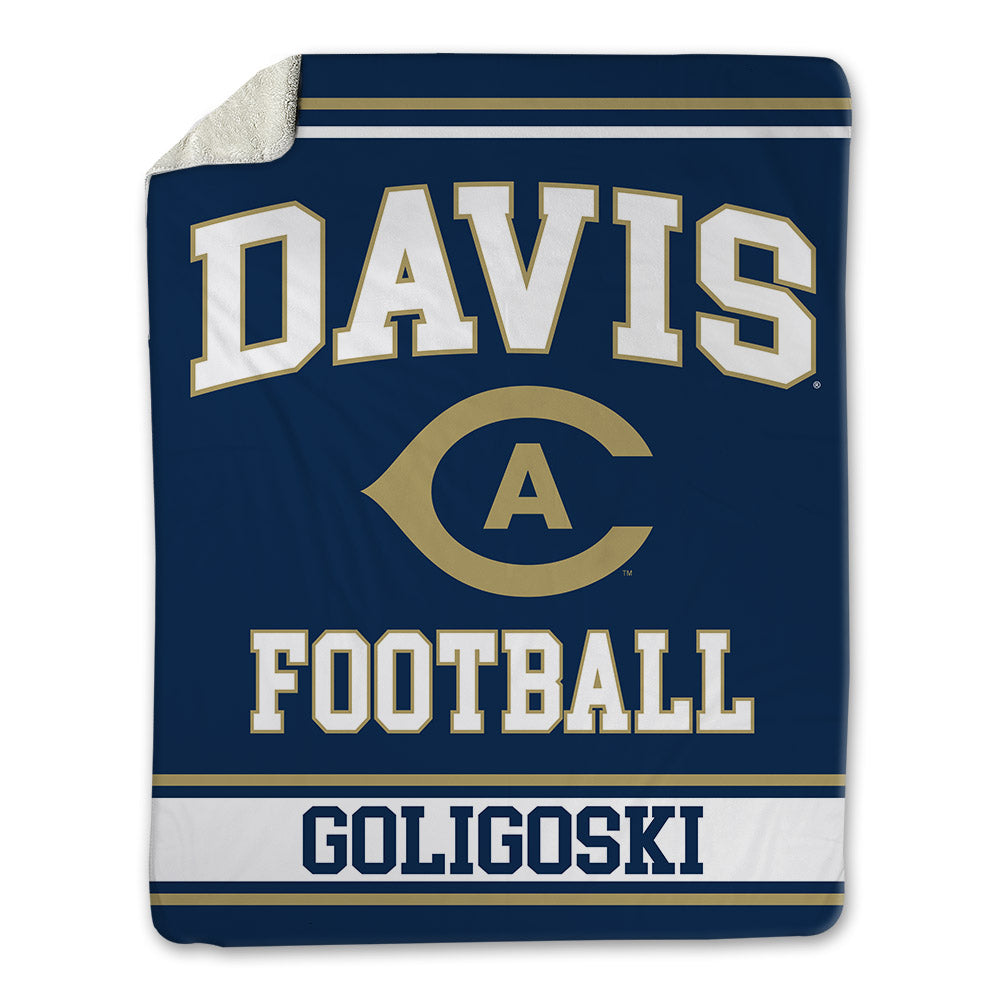 UC Davis - NCAA Football : Sam Goligoski - Blanket-0