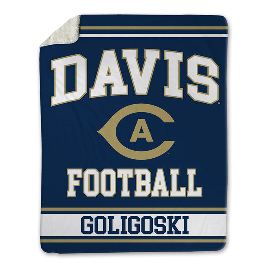 UC Davis - NCAA Football : Sam Goligoski - Blanket-0