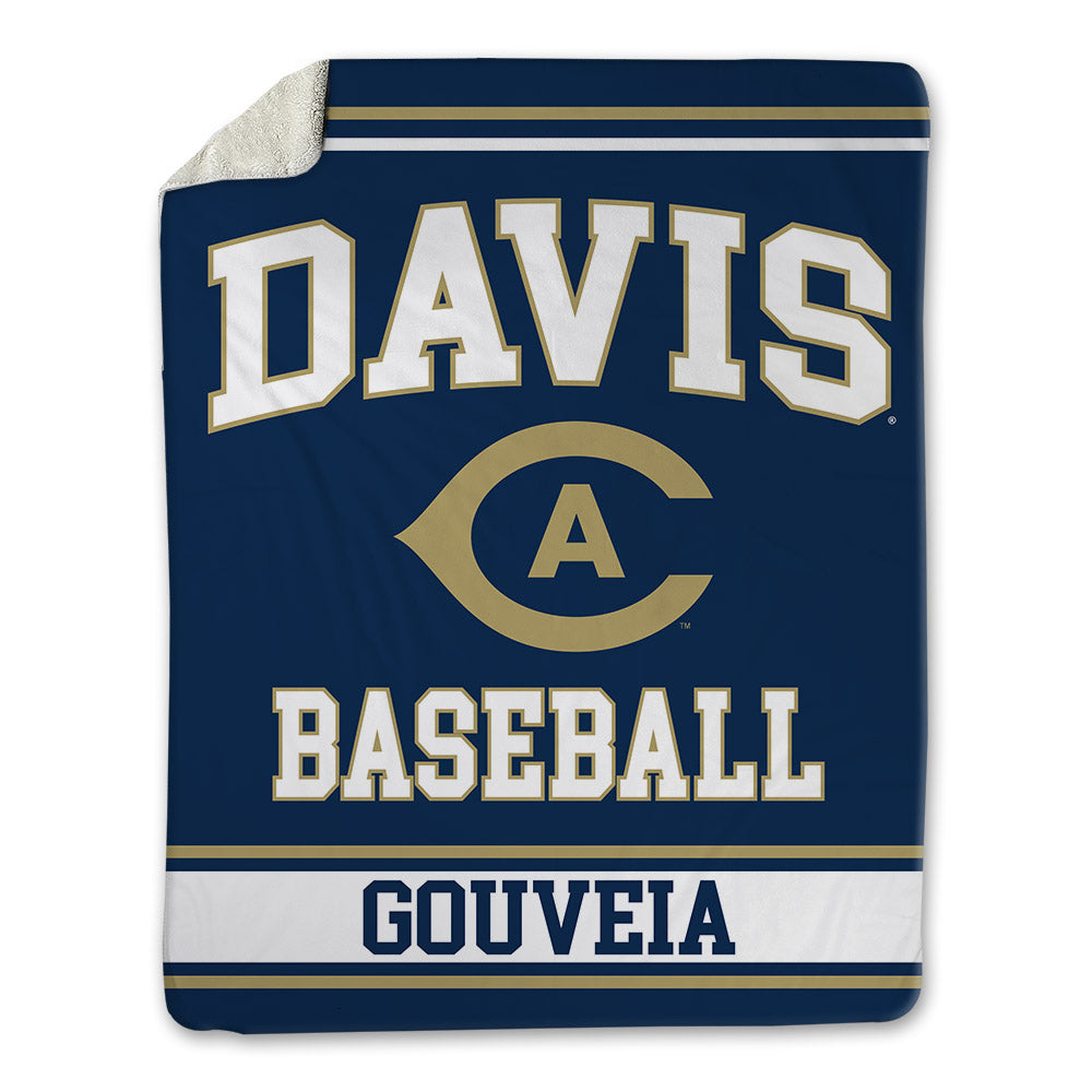 UC Davis - NCAA Baseball : Alex Gouveia - Blanket-0