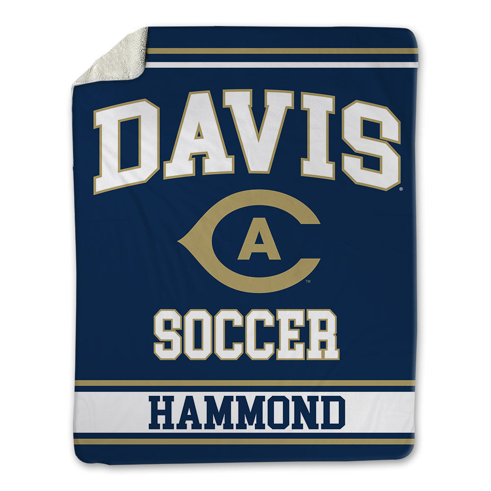 UC Davis - NCAA Men's Soccer : Carson Hammond - Blanket-0