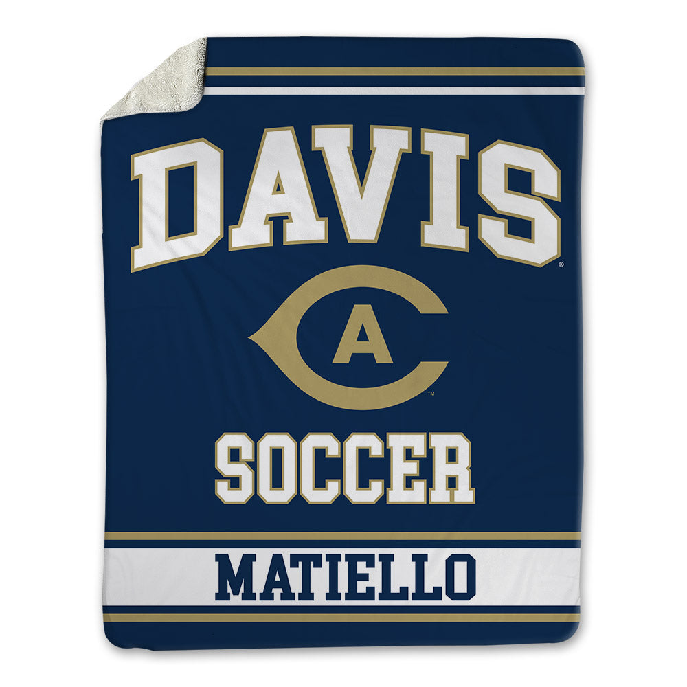 UC Davis - NCAA Men's Soccer : Rafael Matiello - Blanket-0
