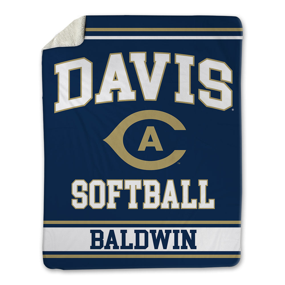 UC Davis - NCAA Softball : Amanda Baldwin - Blanket-0