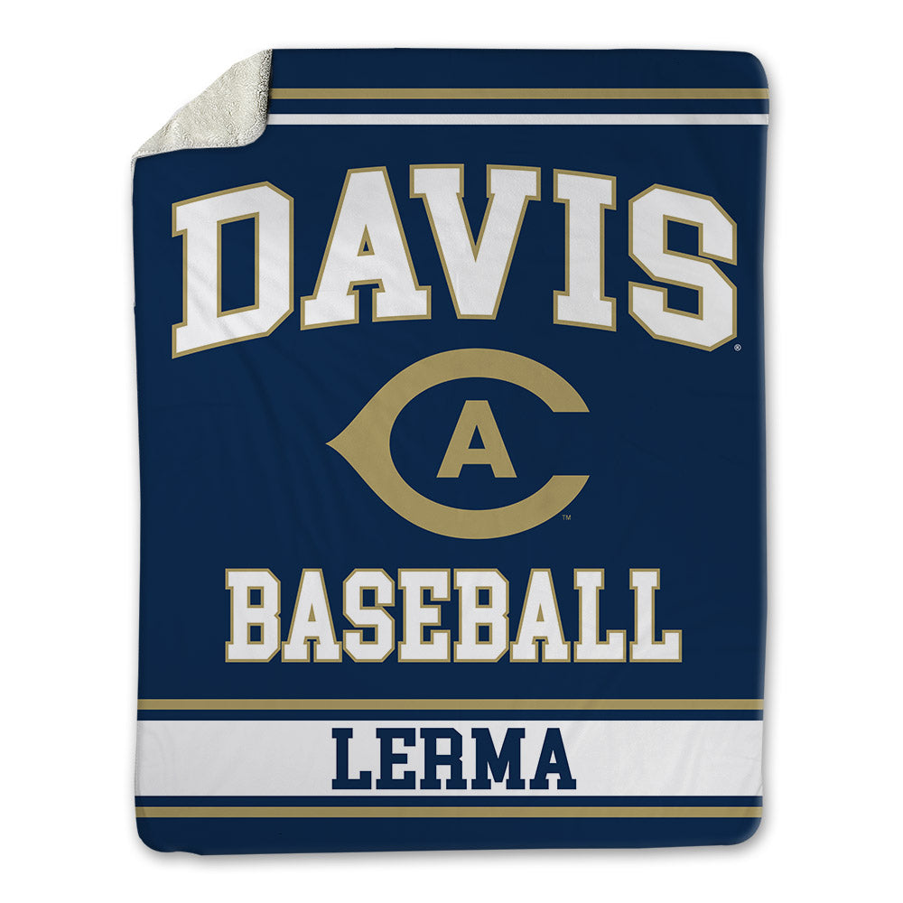 UC Davis - NCAA Baseball : Mason Lerma - Blanket-0