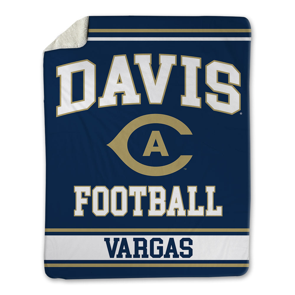 UC Davis - NCAA Football : Carter Vargas - Blanket-0