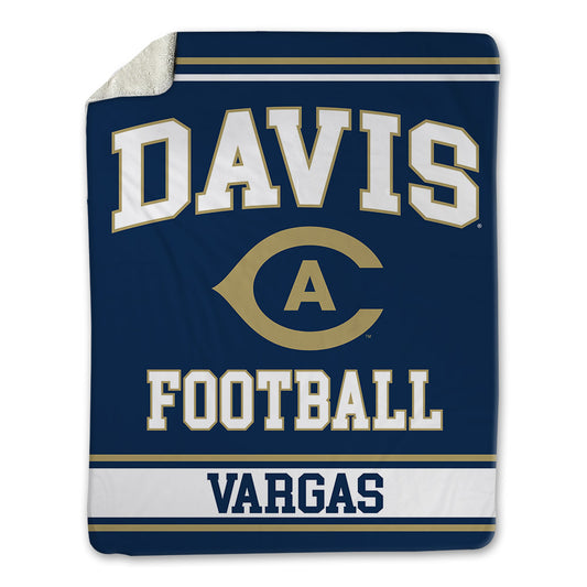 UC Davis - NCAA Football : Carter Vargas - Blanket-0
