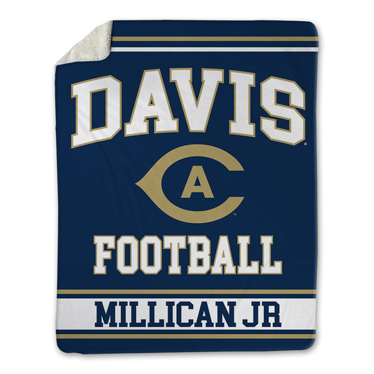 UC Davis - NCAA Football : Chavez Millican Jr - Blanket-0
