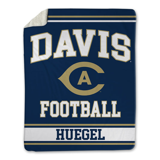 UC Davis - NCAA Football : Devin Huegel - Blanket-0