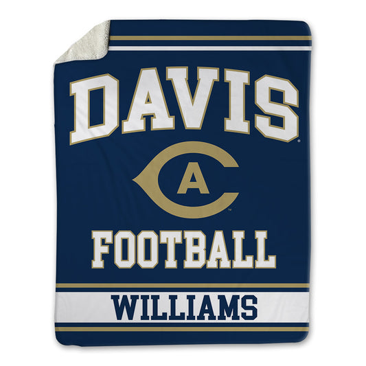 UC Davis - NCAA Football : Winston Williams - Blanket-0