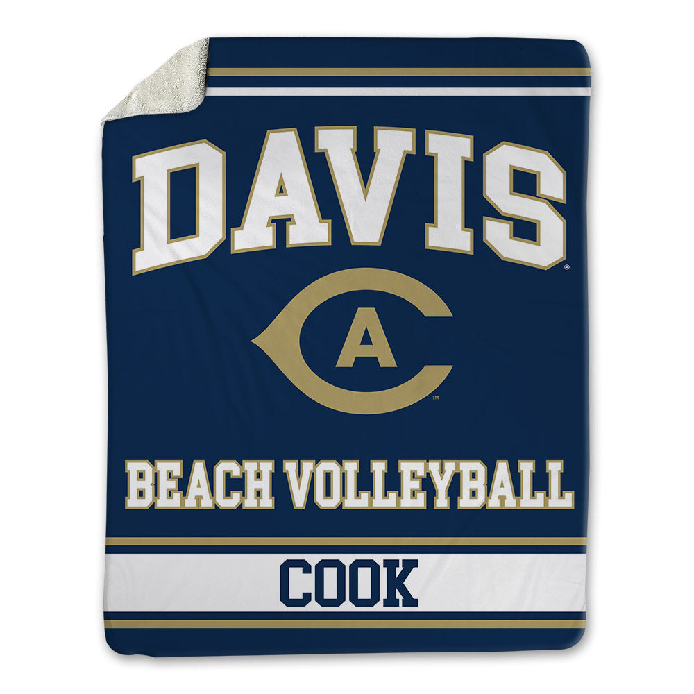 UC Davis - NCAA Beach Volleyball : Reagan Cook - Blanket-0