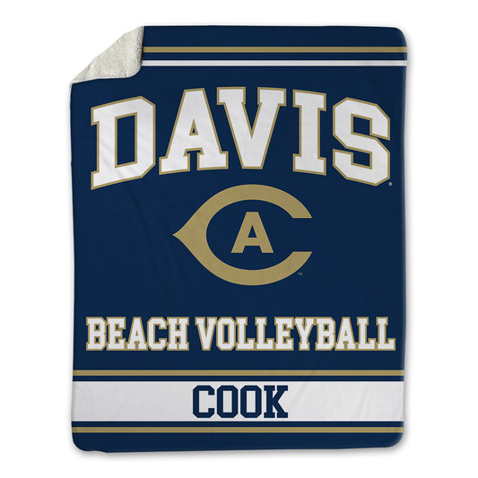UC Davis - NCAA Beach Volleyball : Reagan Cook - Blanket-0