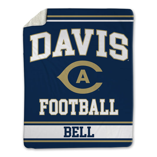 UC Davis - NCAA Football : Marquis Bell - Blanket-0