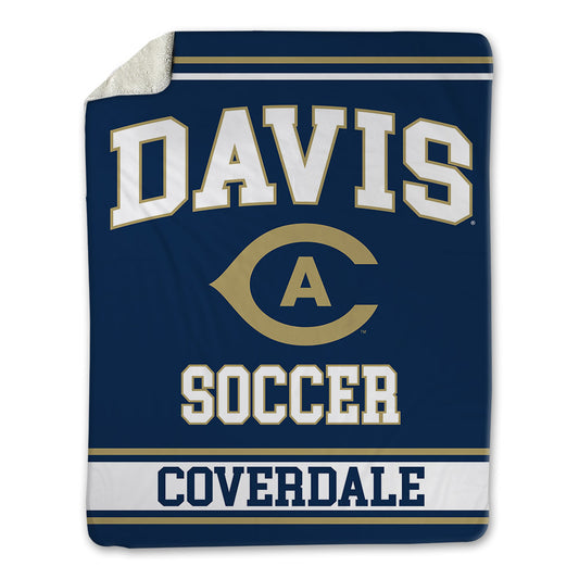 UC Davis - NCAA Women's Soccer : Ava Coverdale - Blanket-0