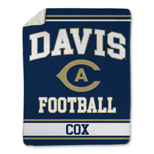UC Davis - NCAA Football : Cade Cox - Blanket-0