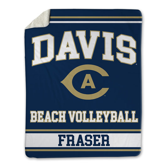 UC Davis - NCAA Beach Volleyball : Reese Fraser - Blanket-0