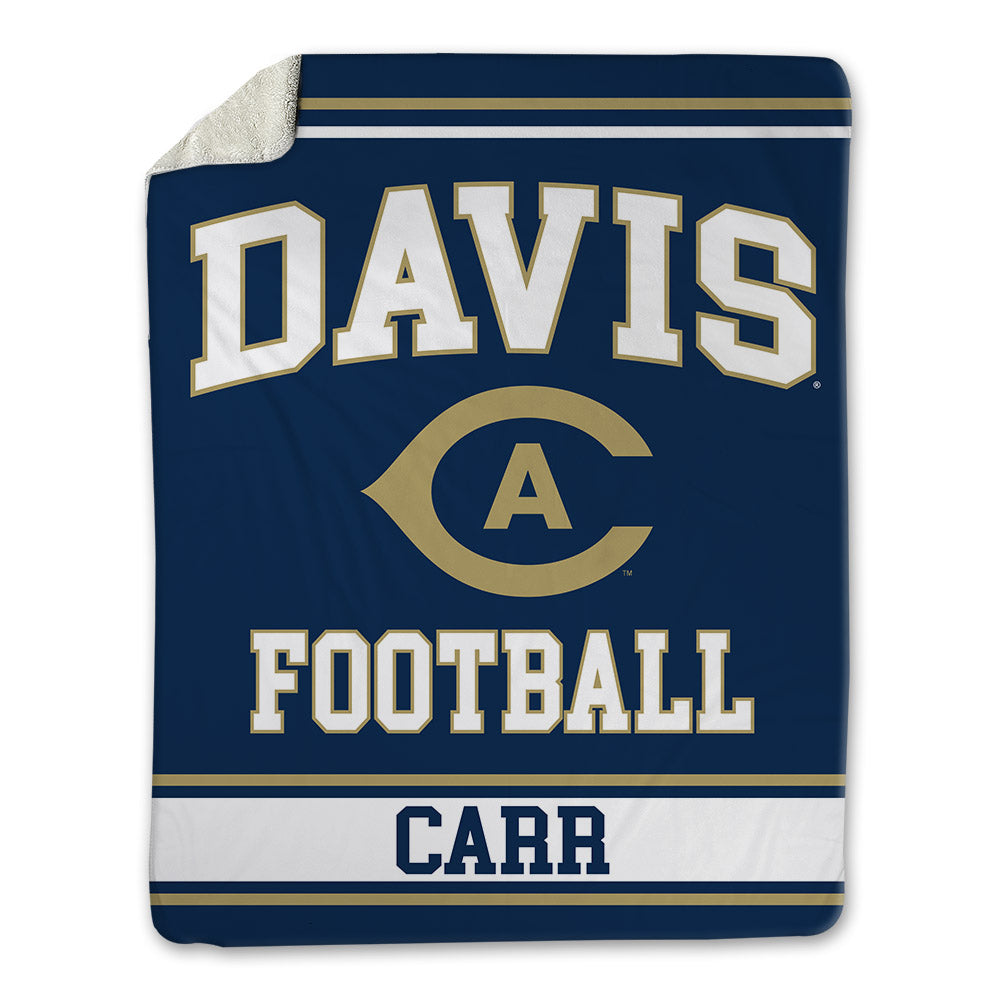 UC Davis - NCAA Football : Trey Carr - Blanket-0
