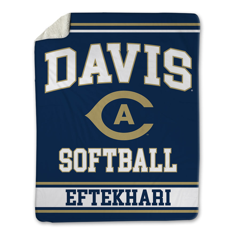 UC Davis - NCAA Softball : Sophia Eftekhari - Blanket-0