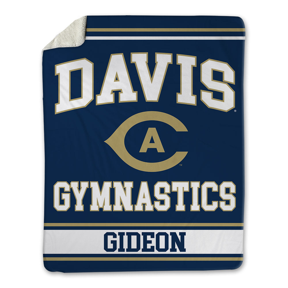 UC Davis - NCAA Women's Gymnastics : Milla Gideon - Blanket-0