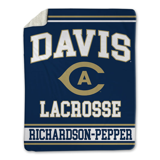 UC Davis - NCAA Women's Lacrosse : Ally Richardson-Pepper - Blanket-0
