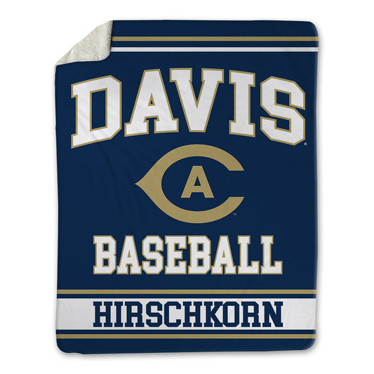 UC Davis - NCAA Baseball : Houston Hirschkorn - Blanket-0