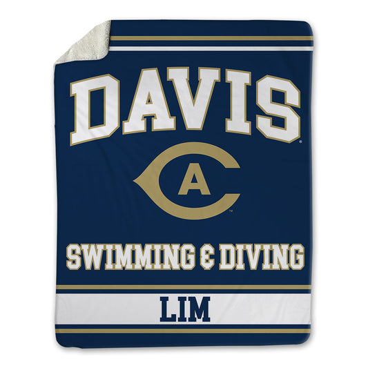 UC Davis - NCAA Women's Swimming & Diving : Katherine Lim - Blanket-0
