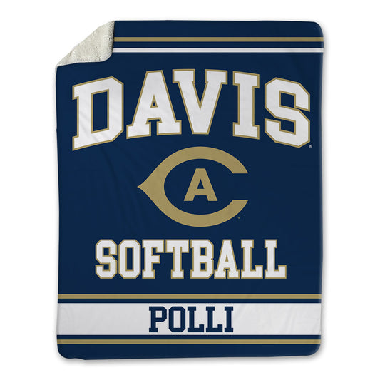 UC Davis - NCAA Softball : Sydney Polli - Blanket-0