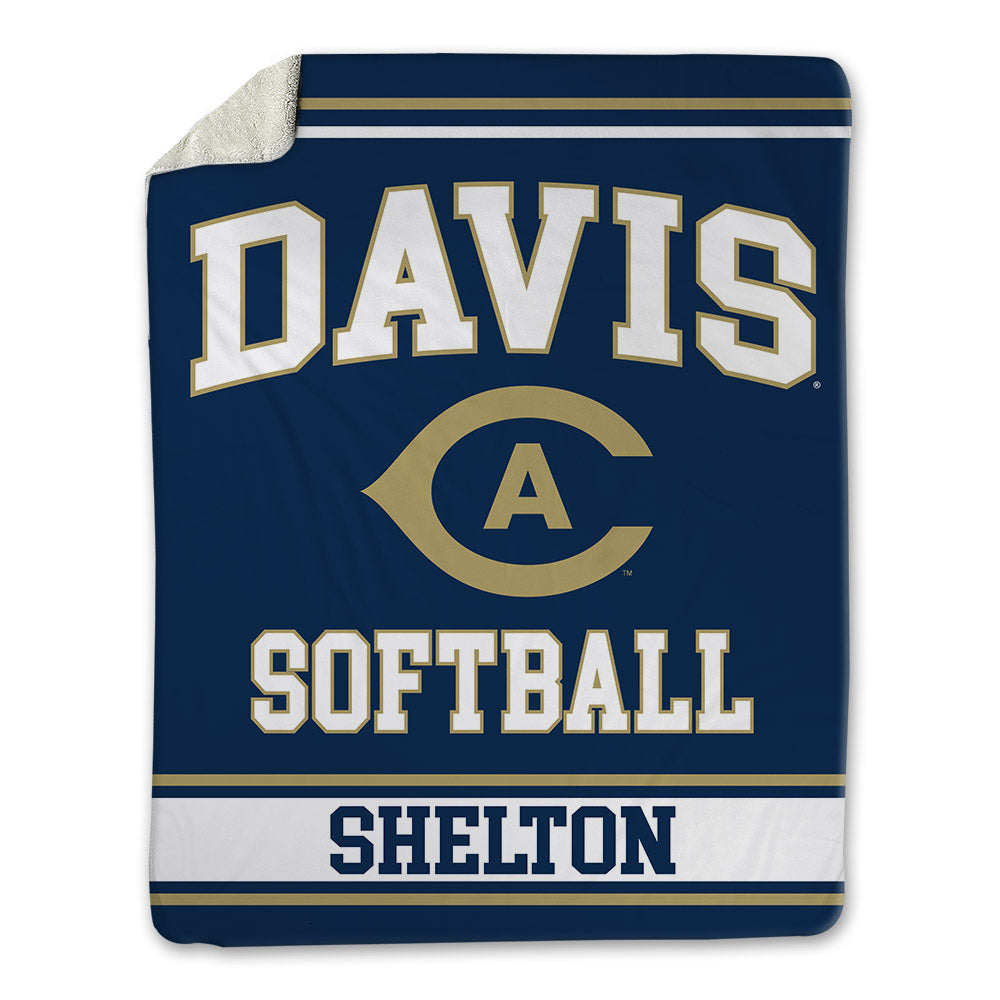 UC Davis - NCAA Softball : Claire Shelton - Blanket-0
