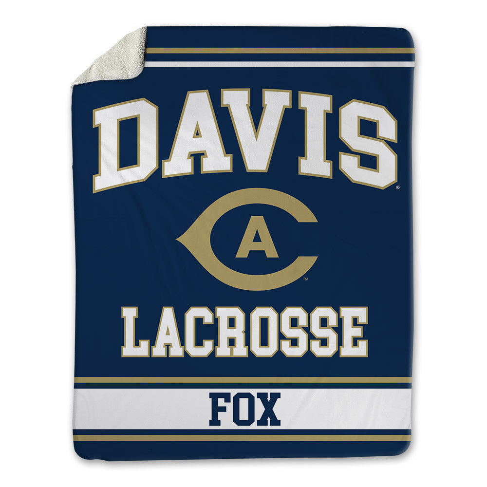 UC Davis - NCAA Women's Lacrosse : Jane Fox - Blanket-0