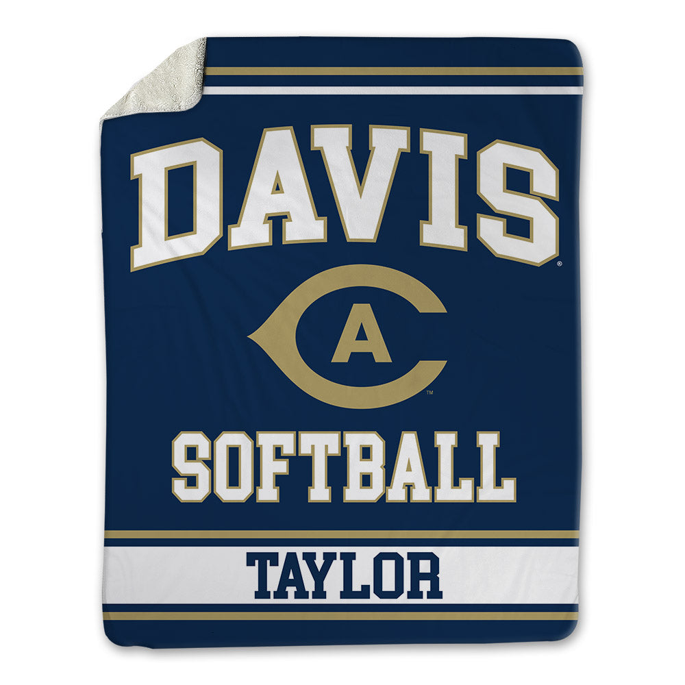 UC Davis - NCAA Softball : Maddie Taylor - Blanket-0