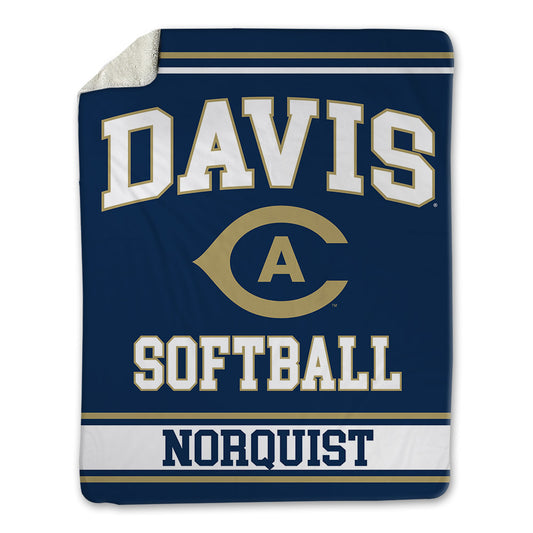 UC Davis - NCAA Softball : Annika Norquist - Blanket-0