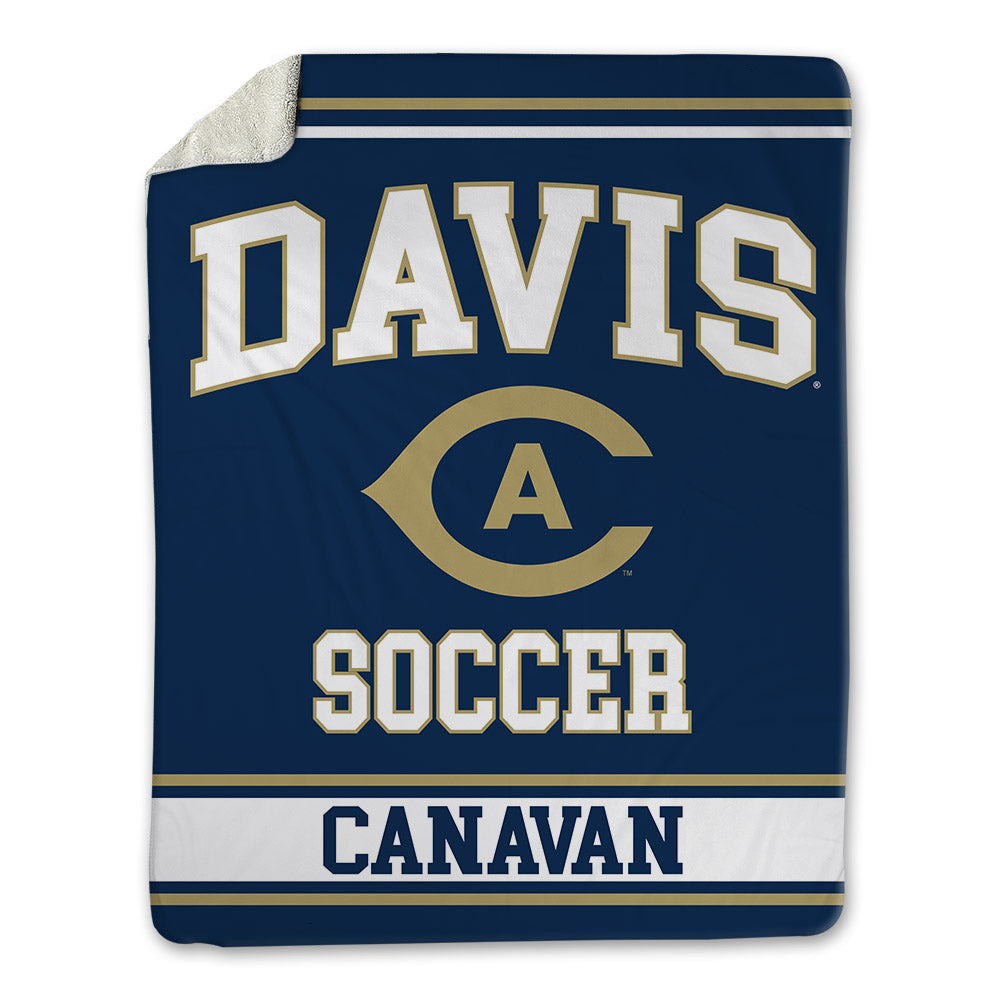 UC Davis - NCAA Women's Soccer : Sarah Canavan - Blanket-0