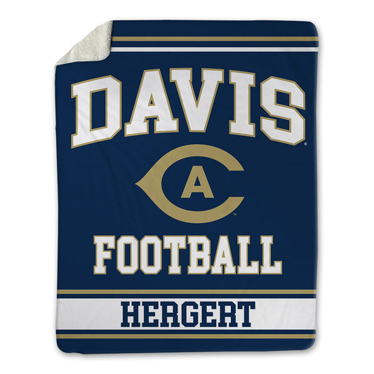 UC Davis - NCAA Football : Conner Hergert - Blanket-0