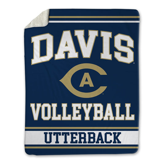 UC Davis - NCAA Women's Volleyball : Olivia Utterback - Blanket-0
