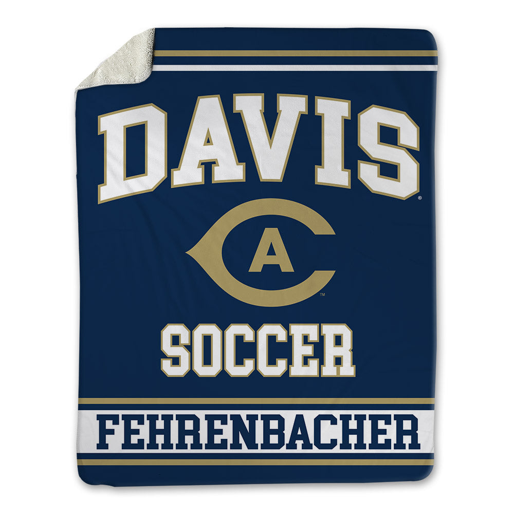UC Davis - NCAA Women's Soccer : Kiley Fehrenbacher - Blanket-0