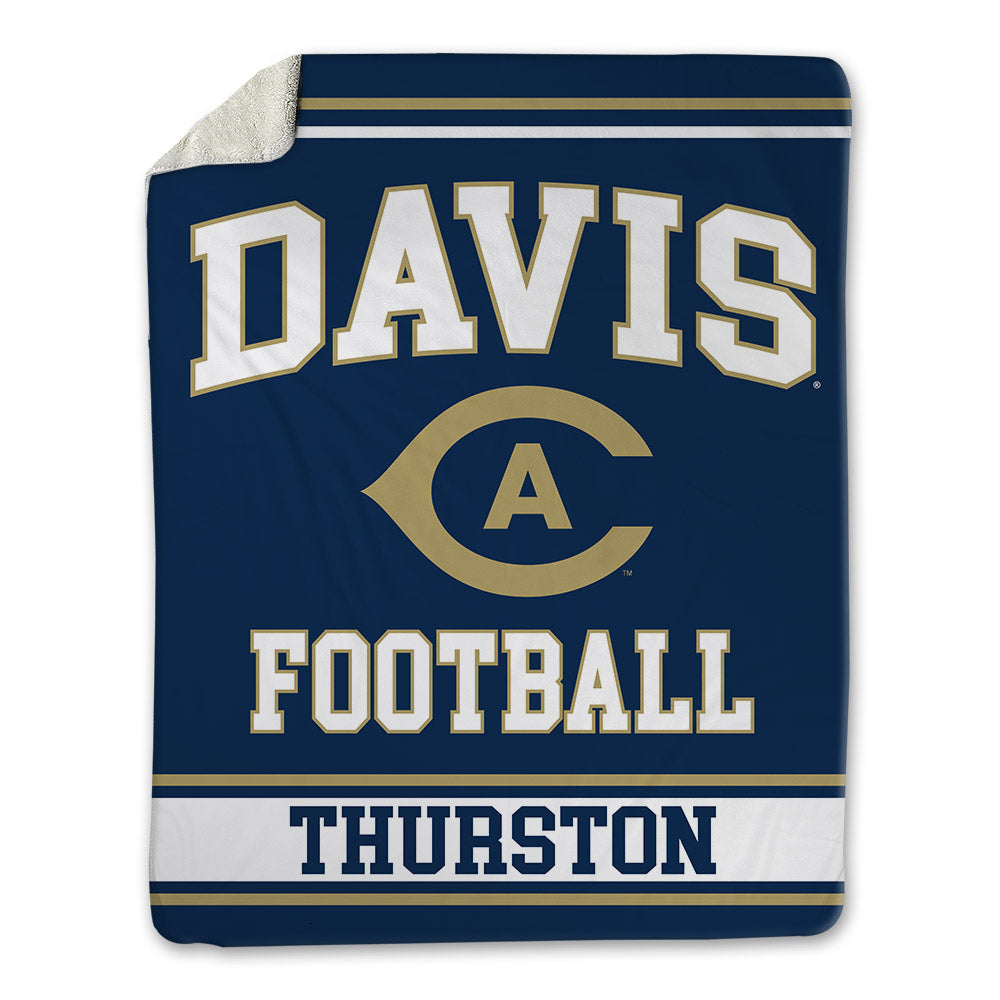 UC Davis - NCAA Football : Jezniah Thurston - Blanket-0