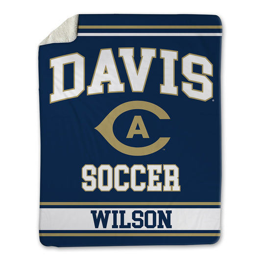 UC Davis - NCAA Men's Soccer : Mekhai Wilson - Blanket-0