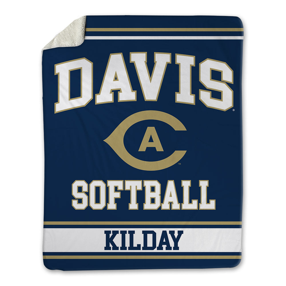 UC Davis - NCAA Softball : Grace Kilday - Blanket-0