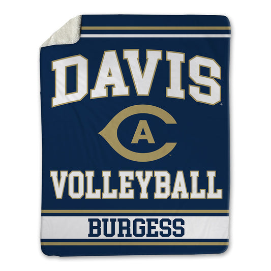 UC Davis - NCAA Women's Volleyball : Laela Burgess - Blanket-0