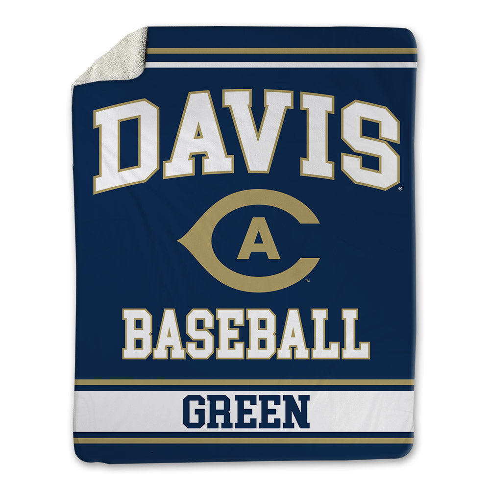 UC Davis - NCAA Baseball : Bryan Green - Blanket-0