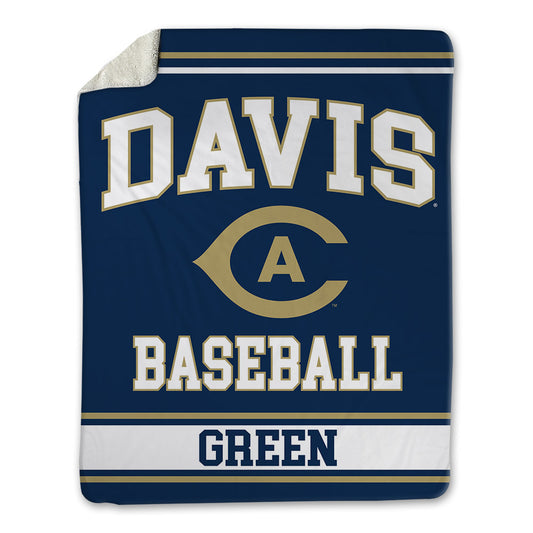UC Davis - NCAA Baseball : Bryan Green - Blanket-0