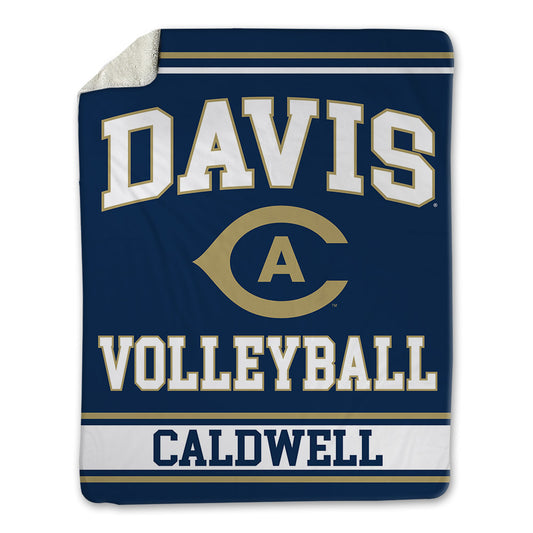 UC Davis - NCAA Women's Volleyball : Allie Caldwell - Blanket-0