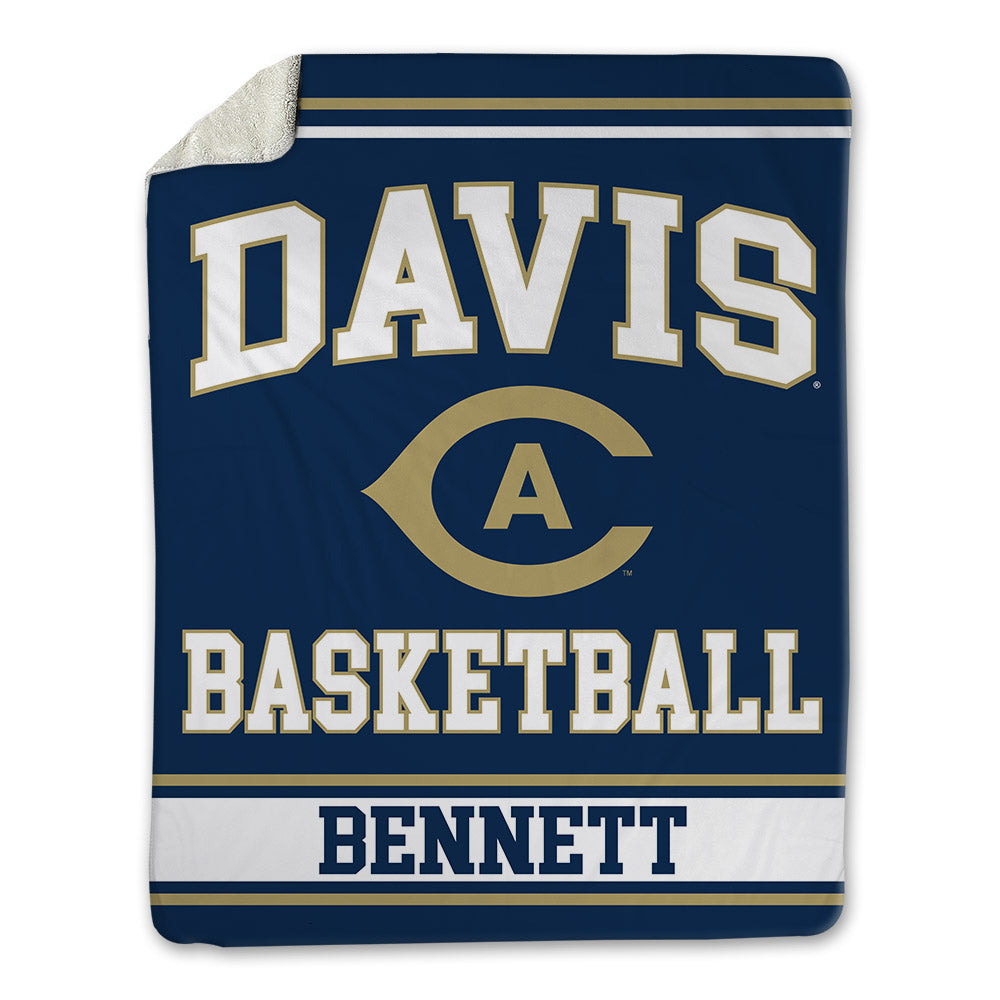 UC Davis - NCAA Women's Basketball : Ryann Bennett - Blanket-0