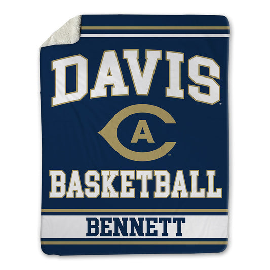 UC Davis - NCAA Women's Basketball : Ryann Bennett - Blanket-0