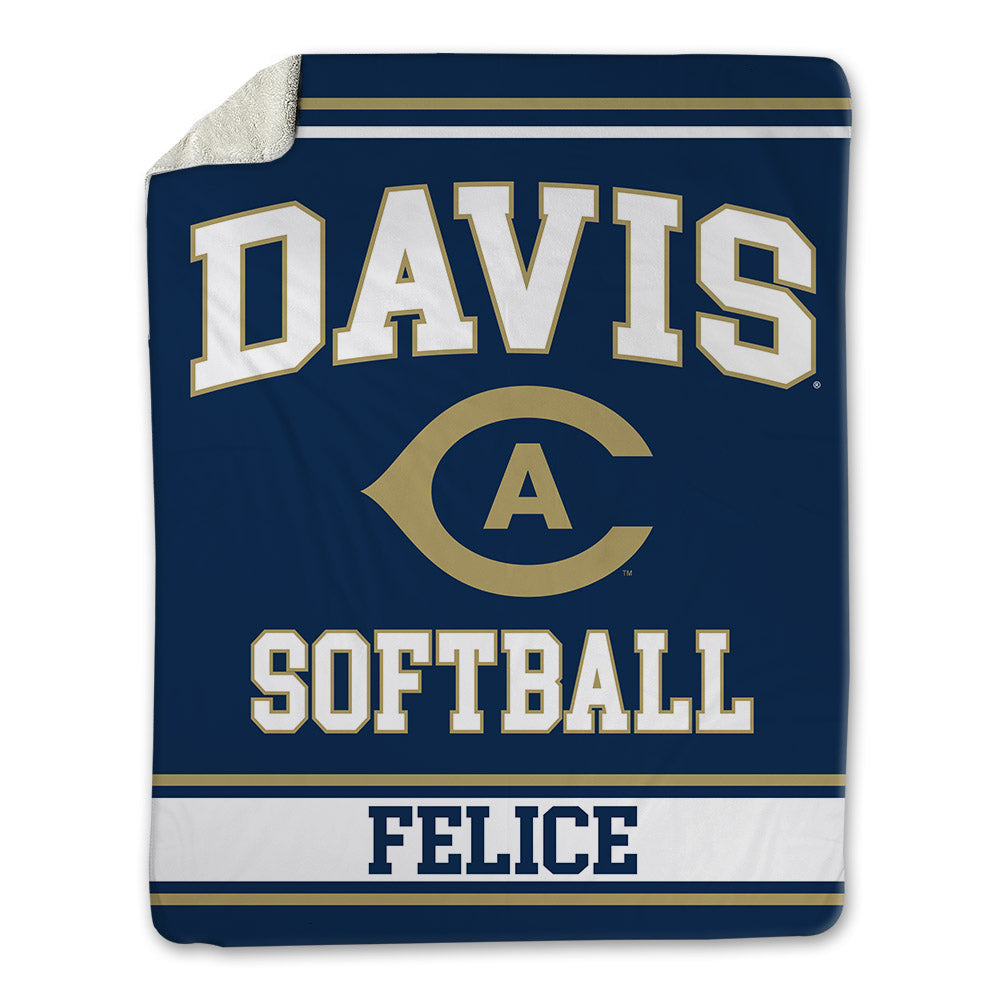 UC Davis - NCAA Softball : Gia Felice - Blanket-0