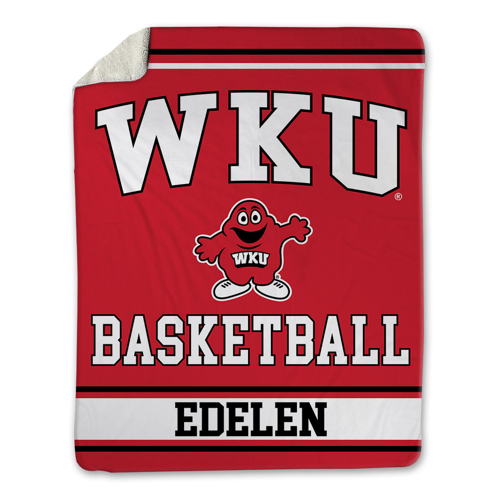 Western Kentucky - NCAA Men's Basketball : Jack Edelen - Blanket-0