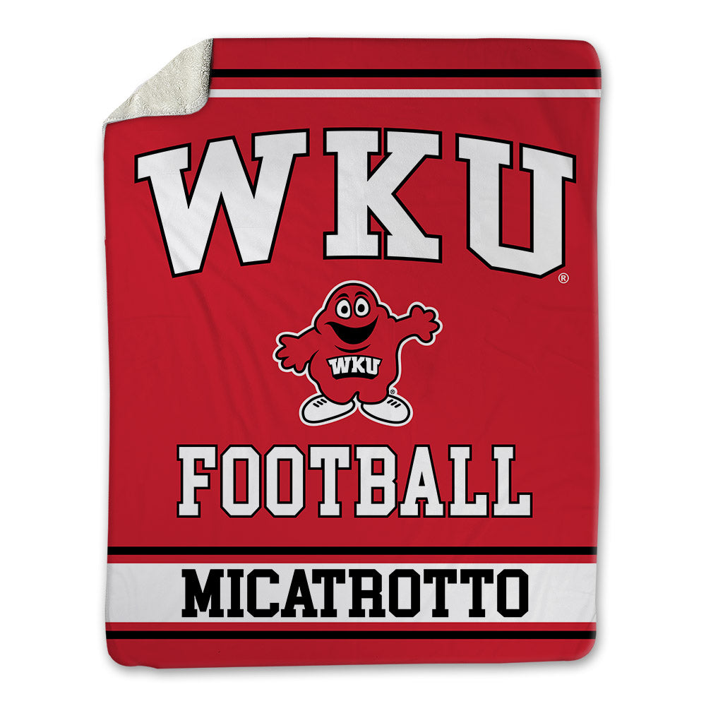 Western Kentucky - NCAA Football : Kaiaulu Micatrotto - Blanket-0