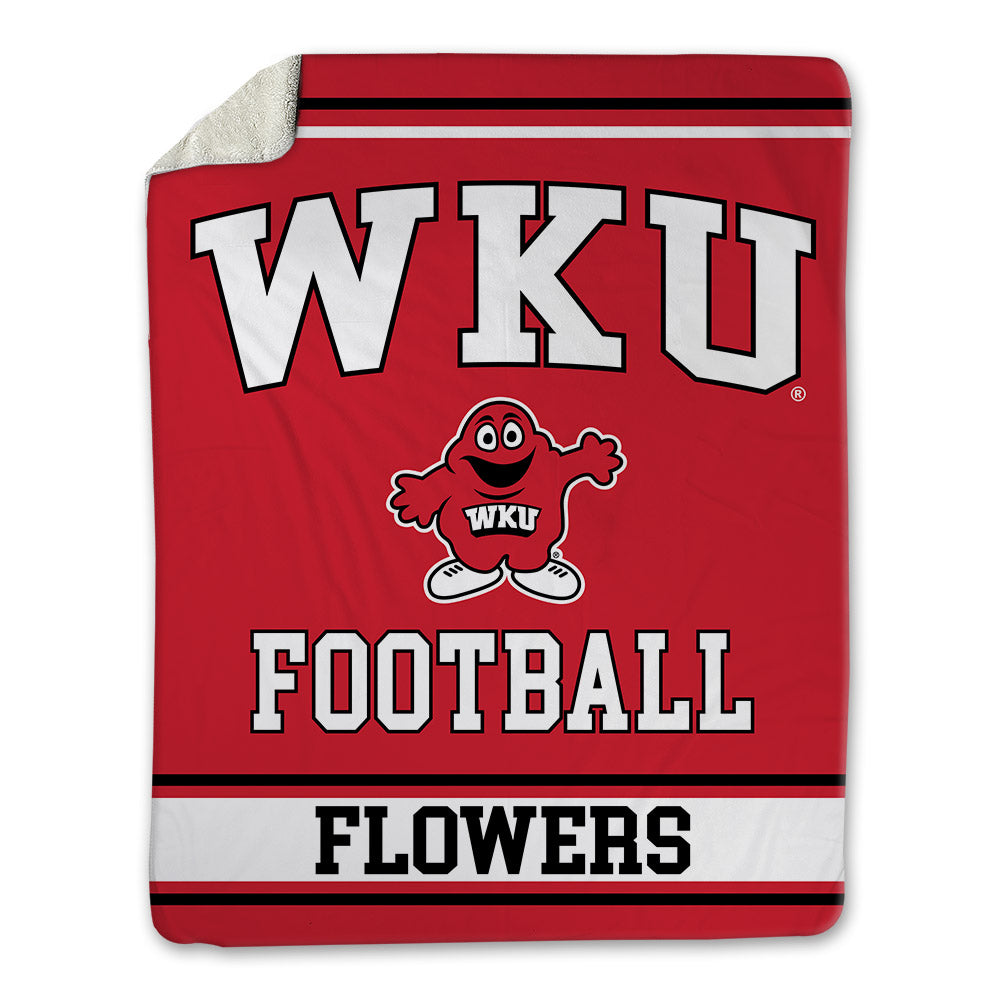 Western Kentucky - NCAA Football : Cameron Flowers - Blanket-0